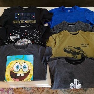 Lot of boys t shirts size 10/12 and small
